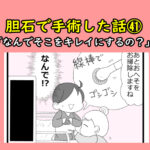 胆石で手術した話㊶「なんでそこをキレイにするの？」