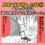 胆石で手術した話①「きっかけは違う病気での受診だった」