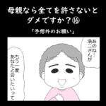 母親なら全てを許さないとダメですか⑯「予想外のお願い」